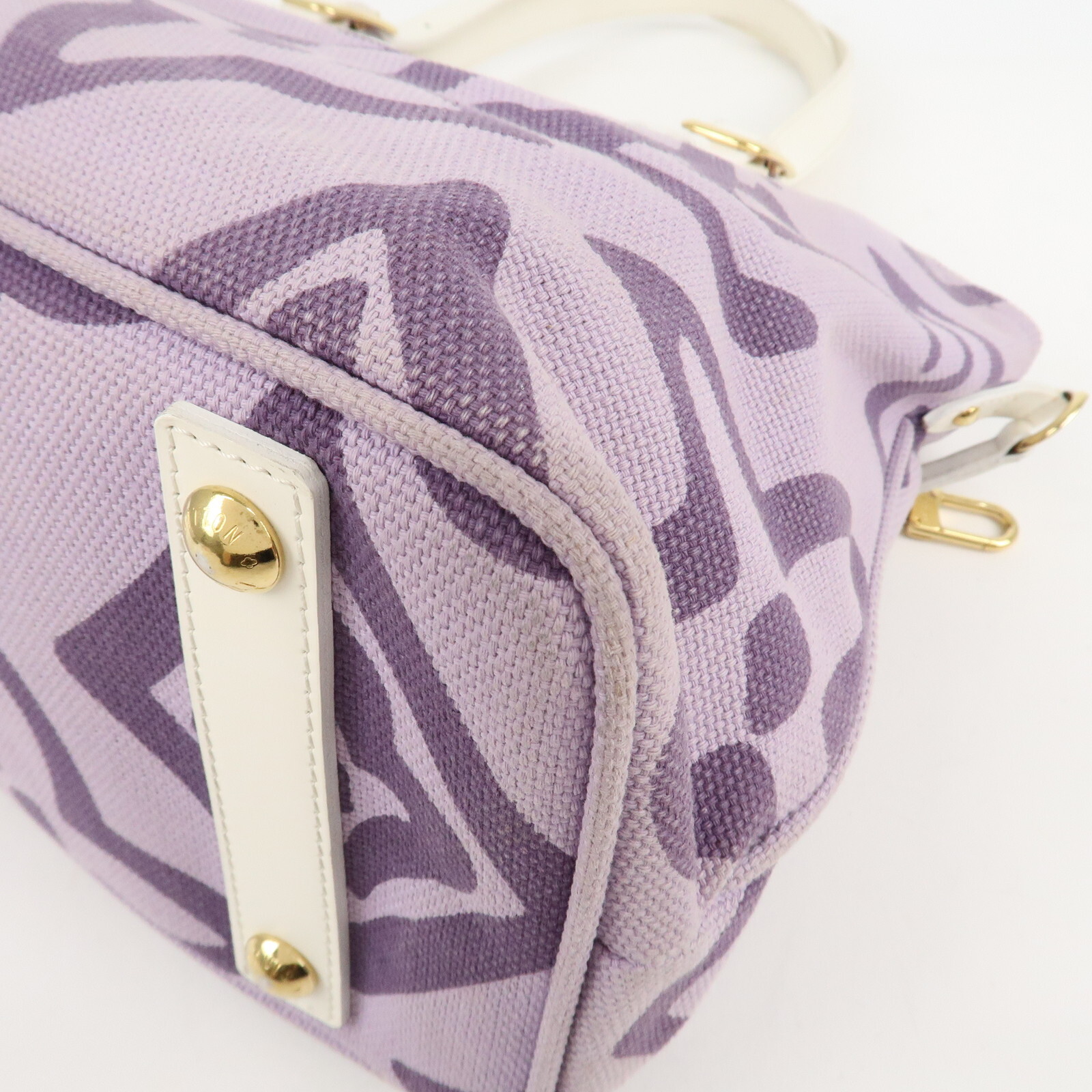 Louis Vuitton Cruise Line Tahitienne PM Tote Bag Lilas M95680 Auth Used