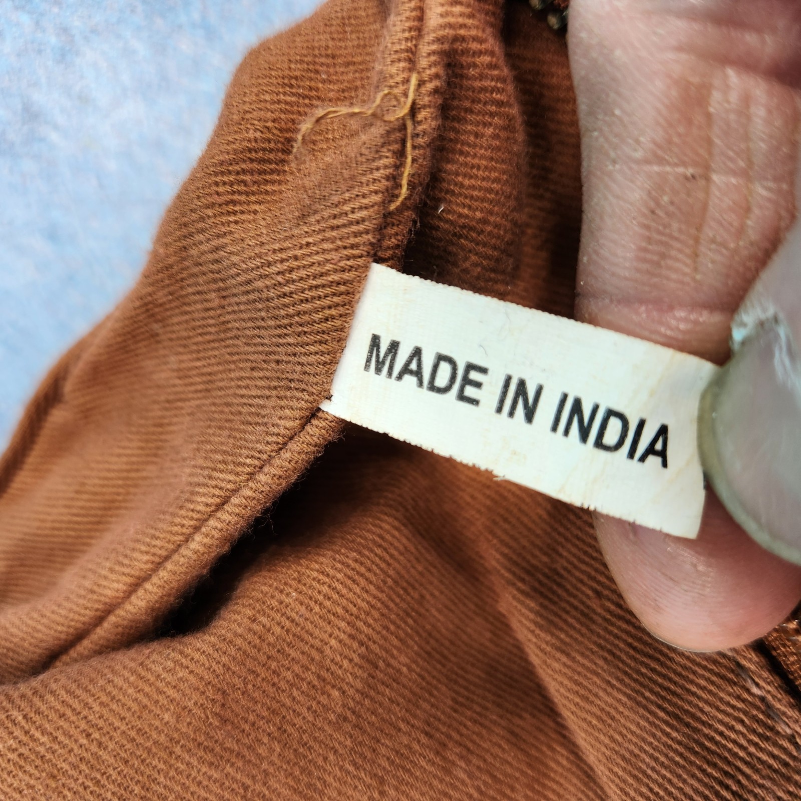 Oak Leathers Crossbody Messenger Shoulder bag Cognac Weave Handmade India