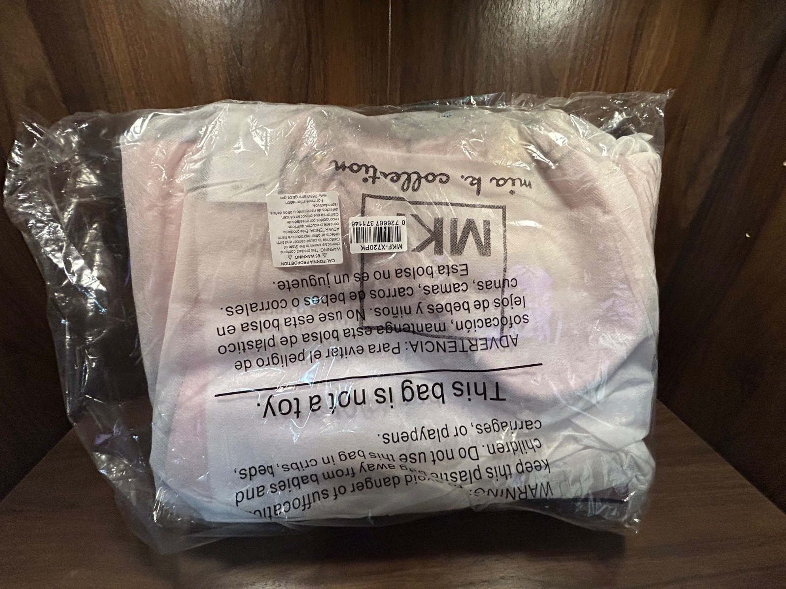 Mia K. Collection Pink Bag New