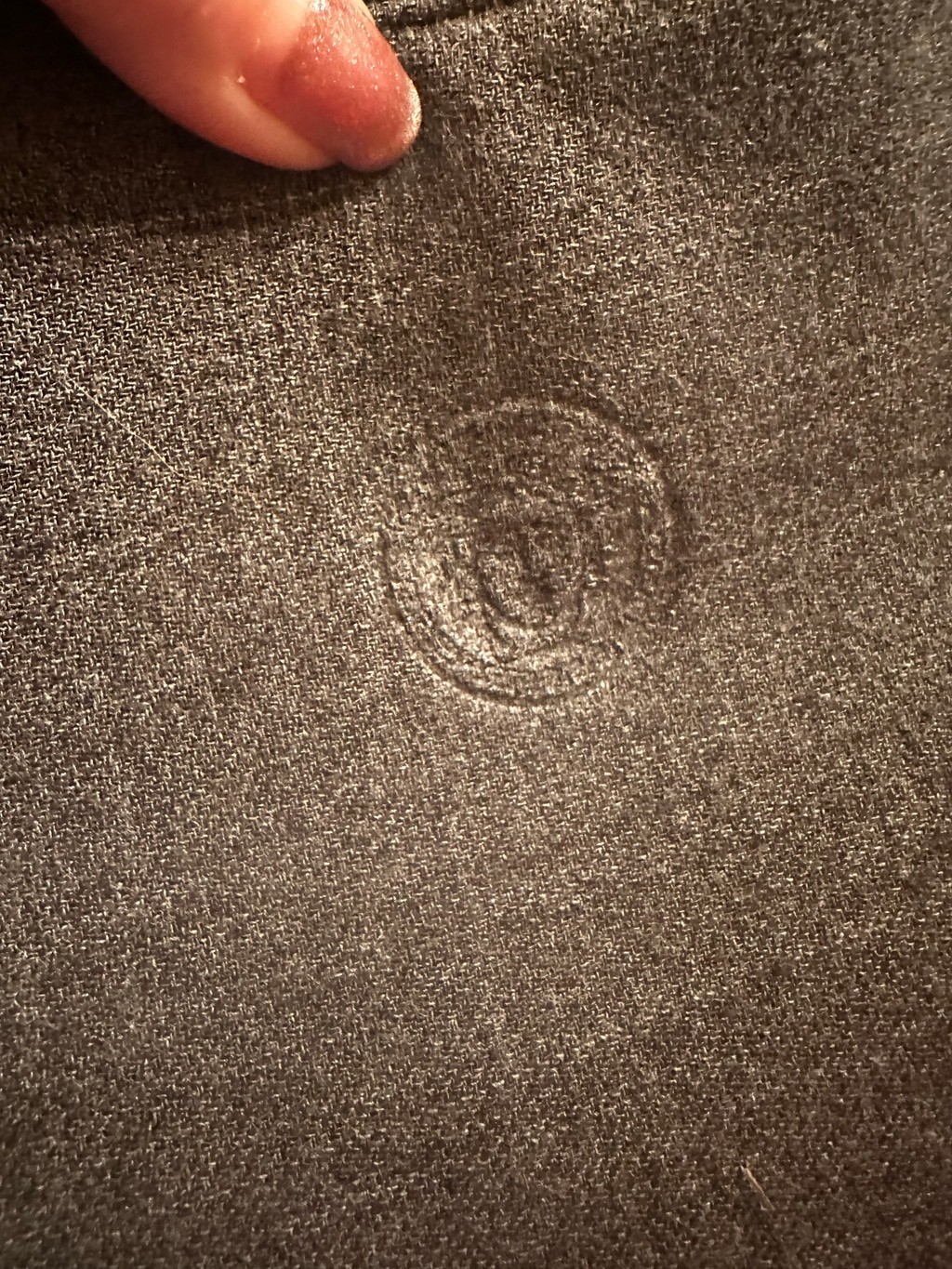 Gianni Versace Gray Wool and Black Leather Medusa Hobo Bag