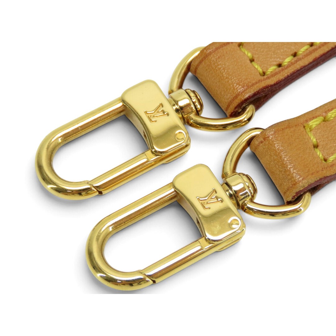 Louis Vuitton Nume Leather Adjustable Shoulder Strap Natural Gold Used LIBR-0