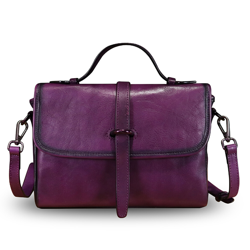 Genuine Leather Shoulder Bag Handbags Women Vintage Leather Crossbody Bag Purses