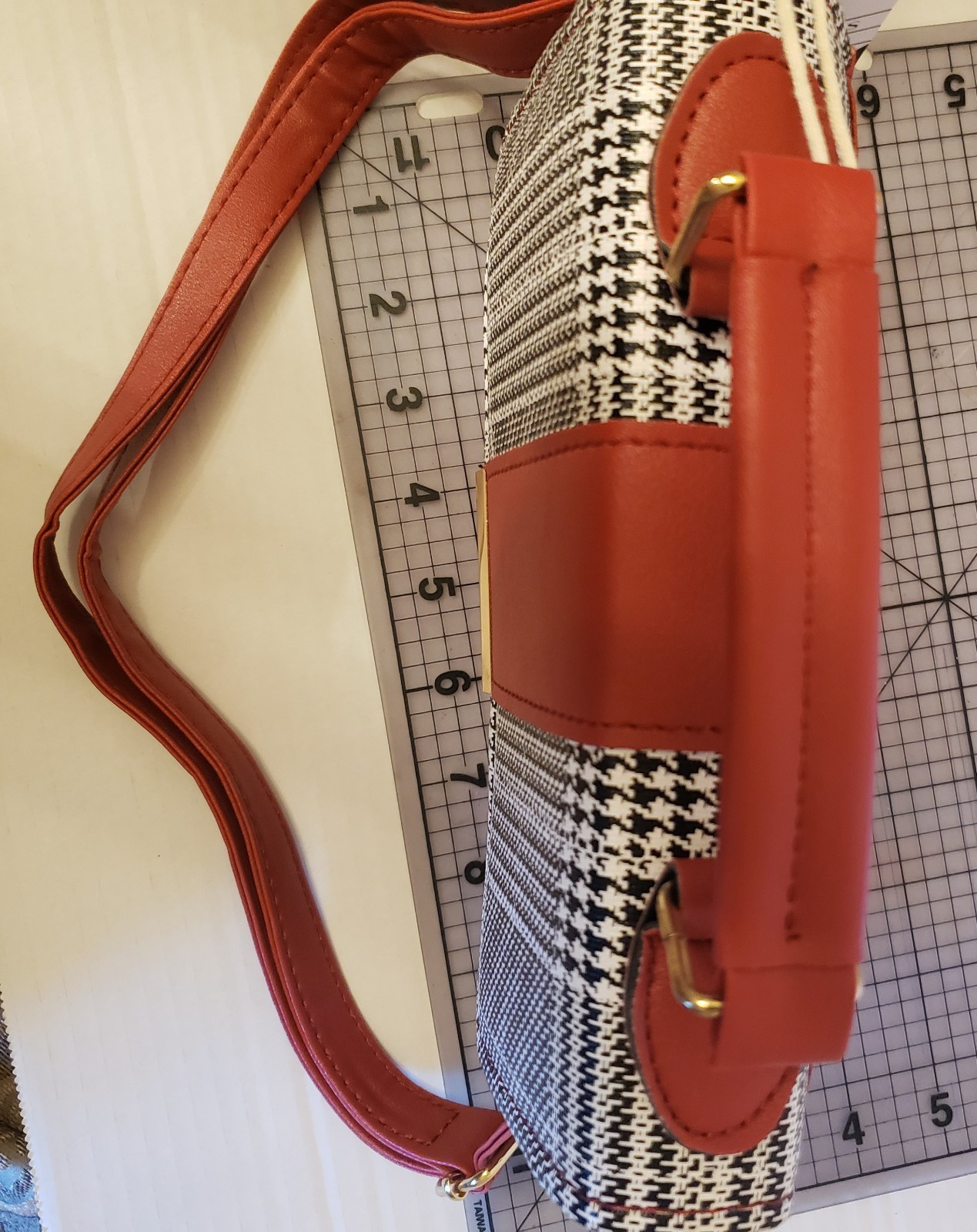 Closet Rituals Red, Black and White Crossbody, Handbag, Purse NWT