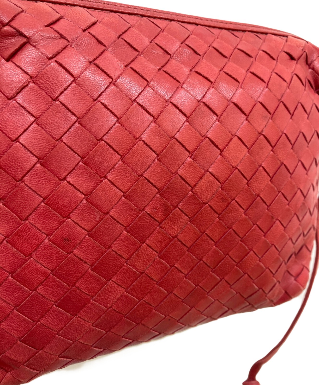BOTTEGA VENETA Shoulder bag Red Authentic From Japan