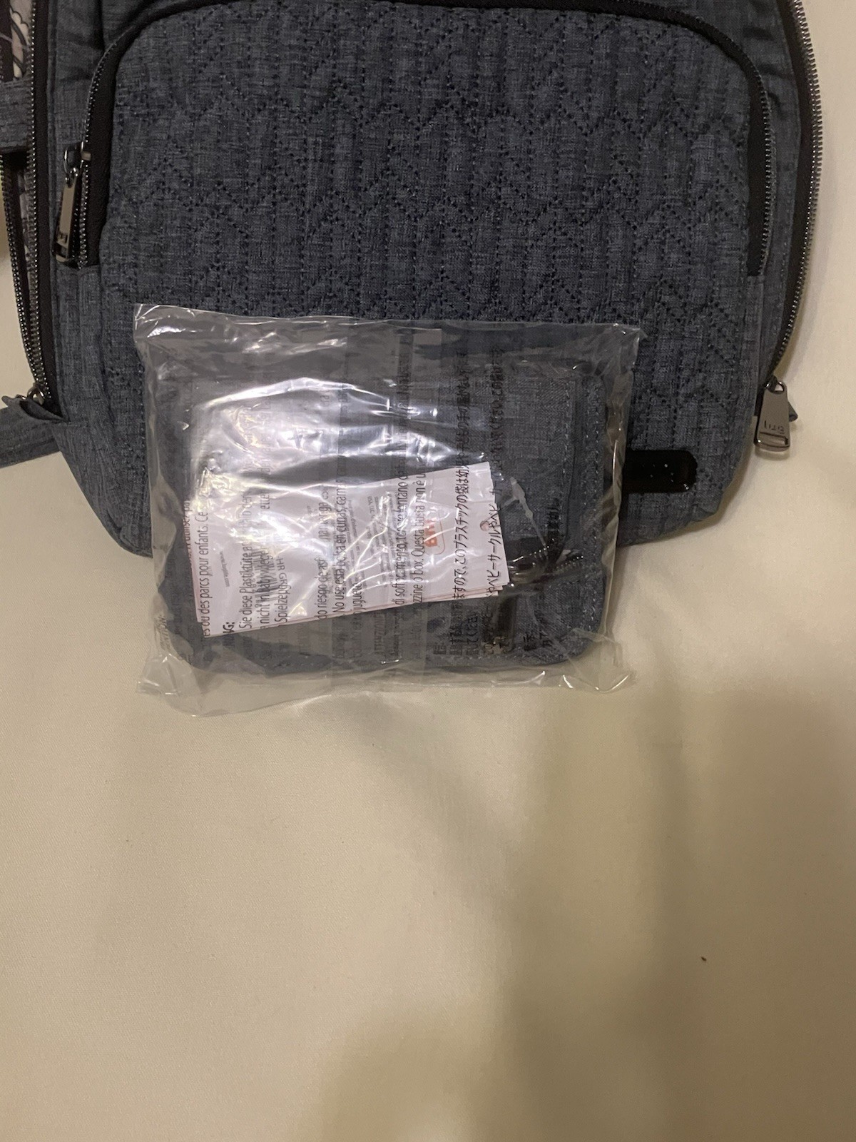Lug Ranger & Rodeo Duo Heather Gray Crossbody RFID Purse & Wallet New With Tags