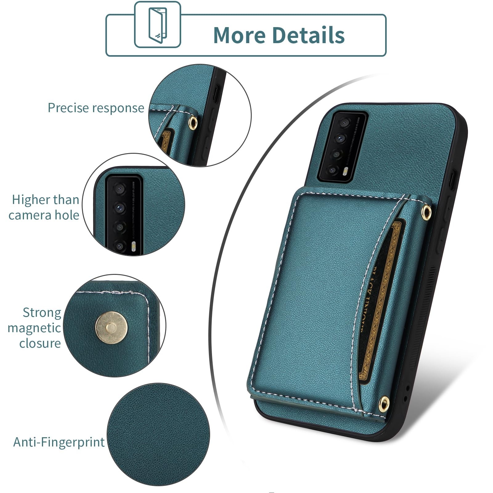 Wallet Case for TCL Stylus 5G 2022 with Crossbody Strap Premium PU Leather Ca…