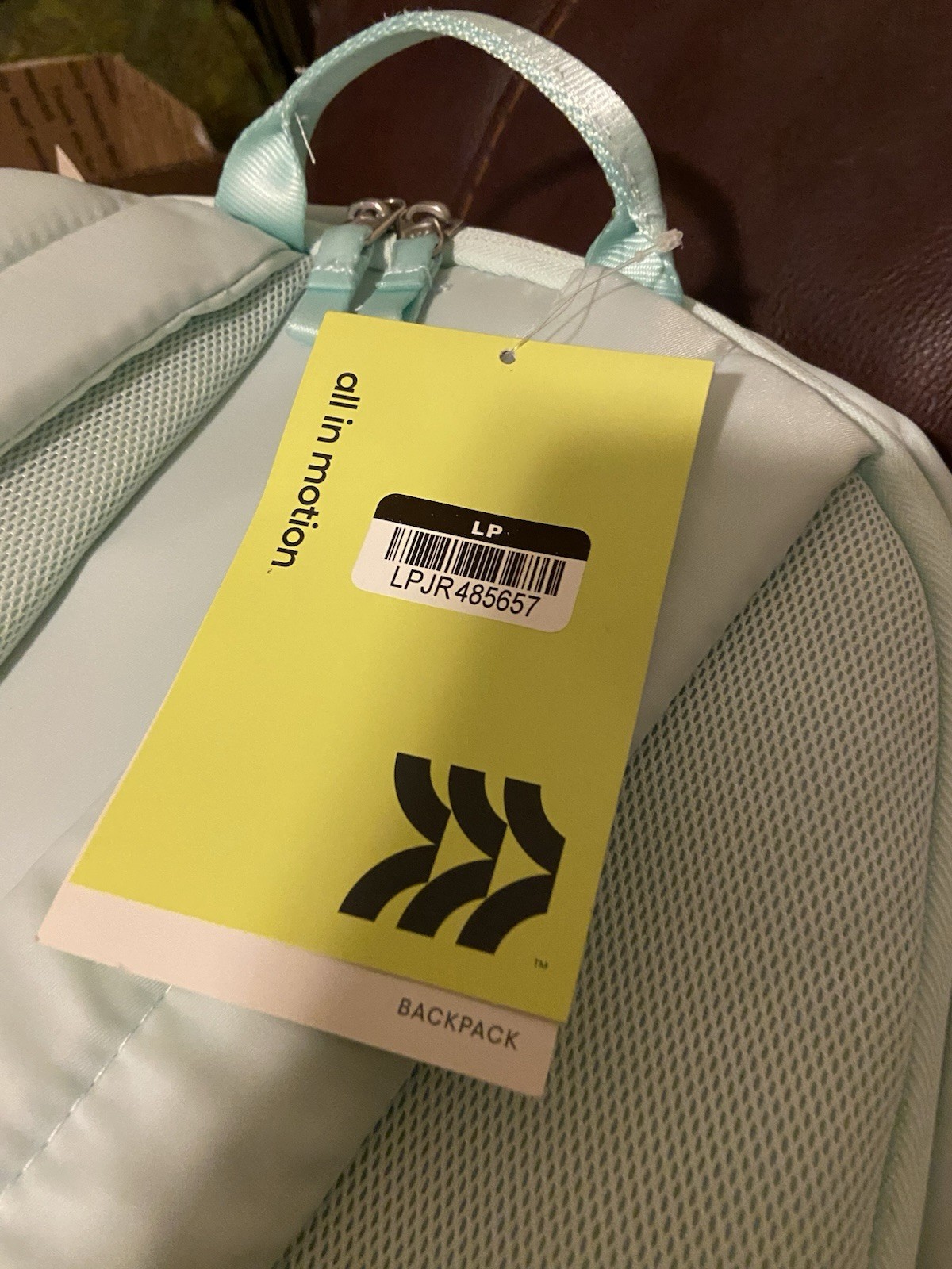 All In Motion Pale Green School Work Backpack Women Teens New w Tags!