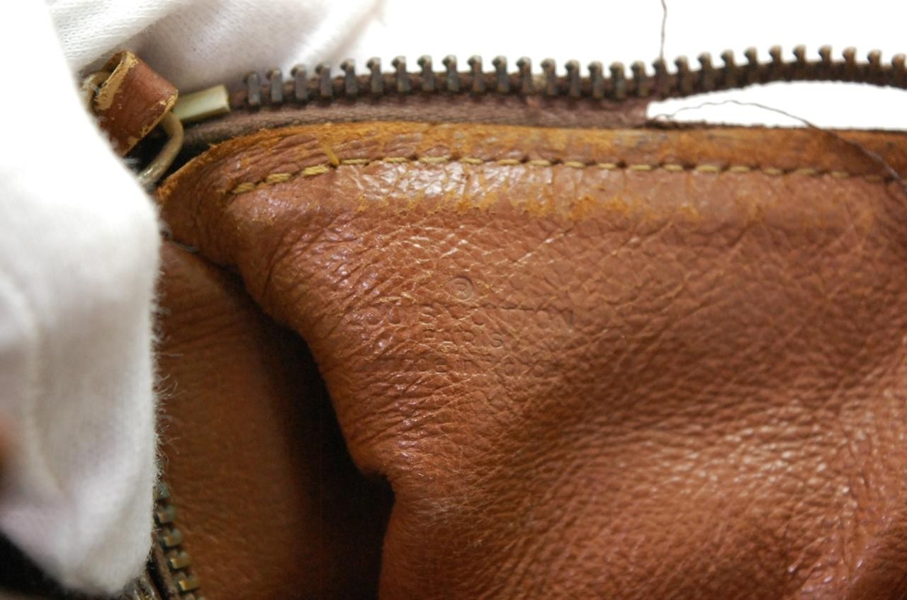 Auth LOUIS VUITTON MONOGRAM PAPILLON 30 HANDBAG PURSE 821 “TORN ZIPPER” 0521a