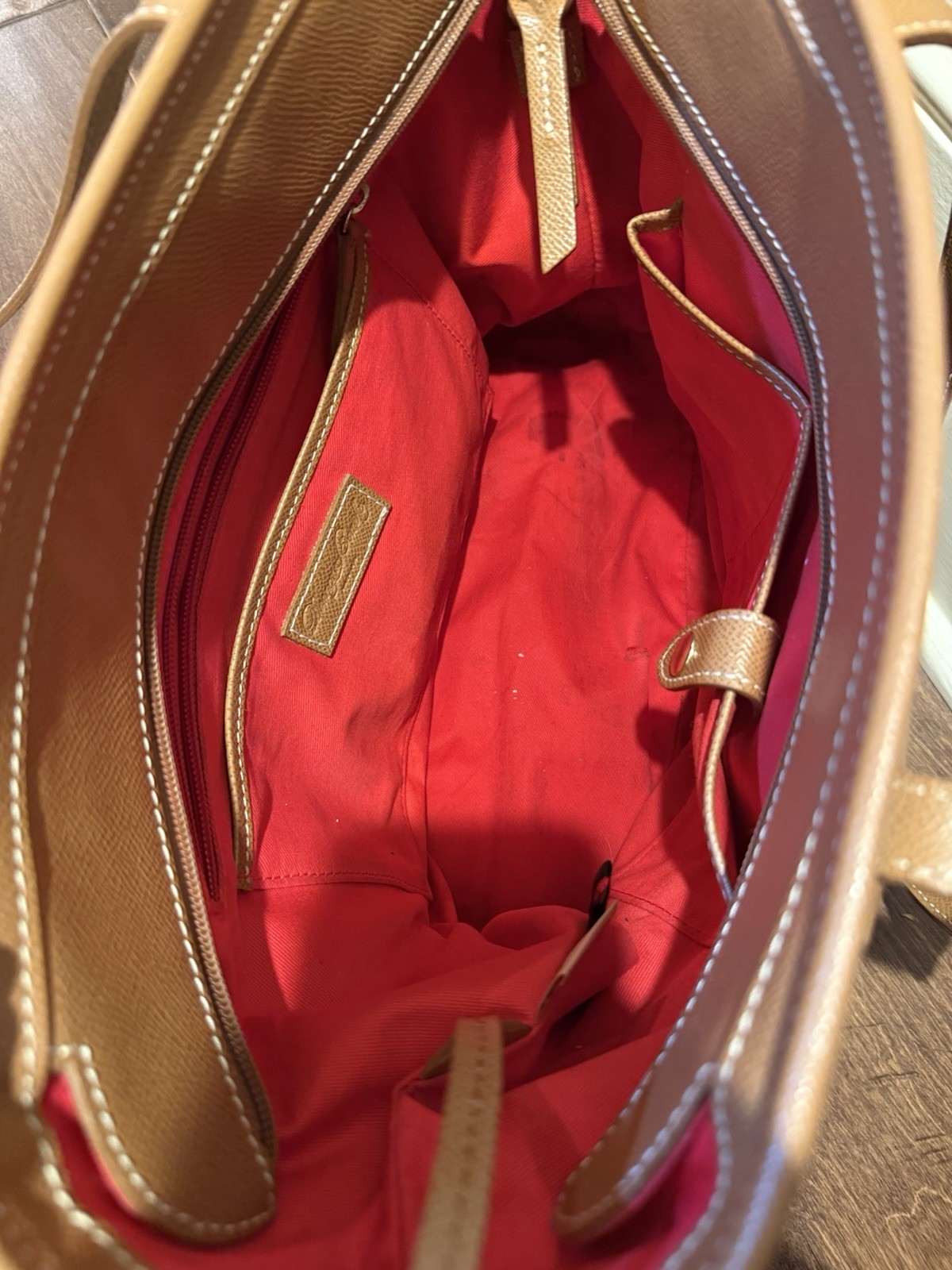 Dooney And Bourke Pebbled Leather Tote Bag
