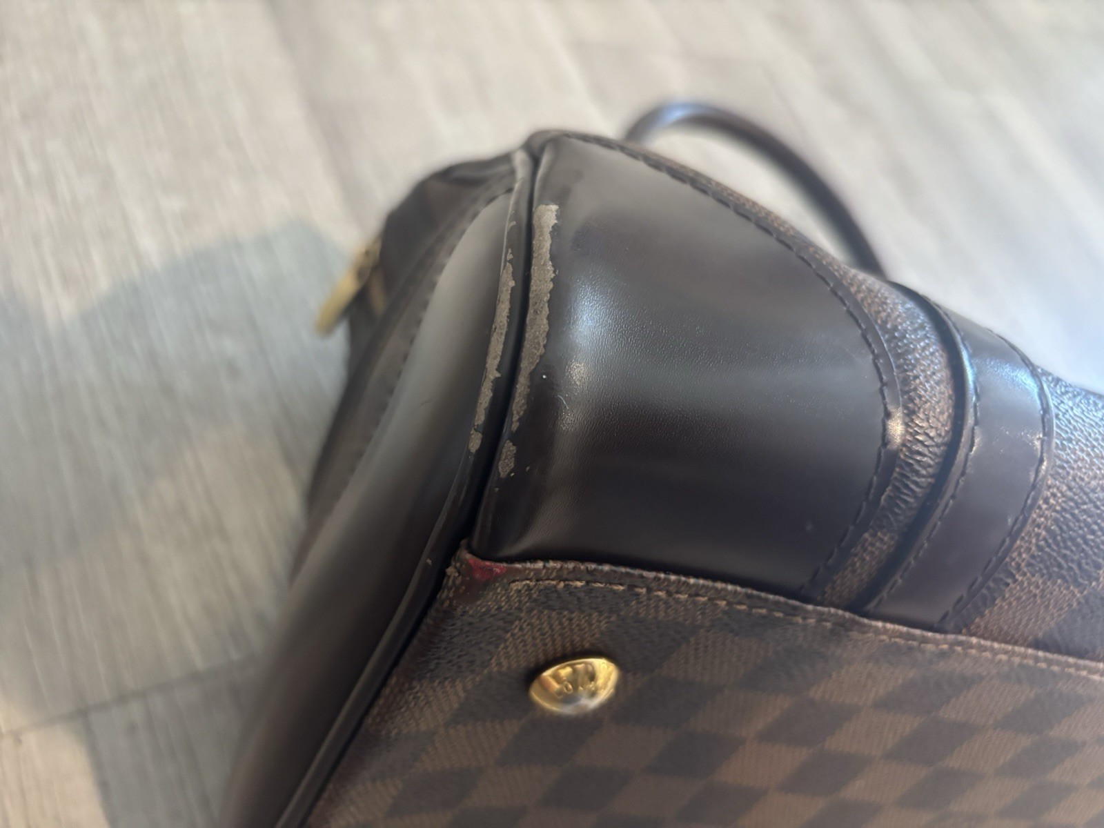 Louis Vuitton Damier Ebene Berkeley Bag- Authentic-