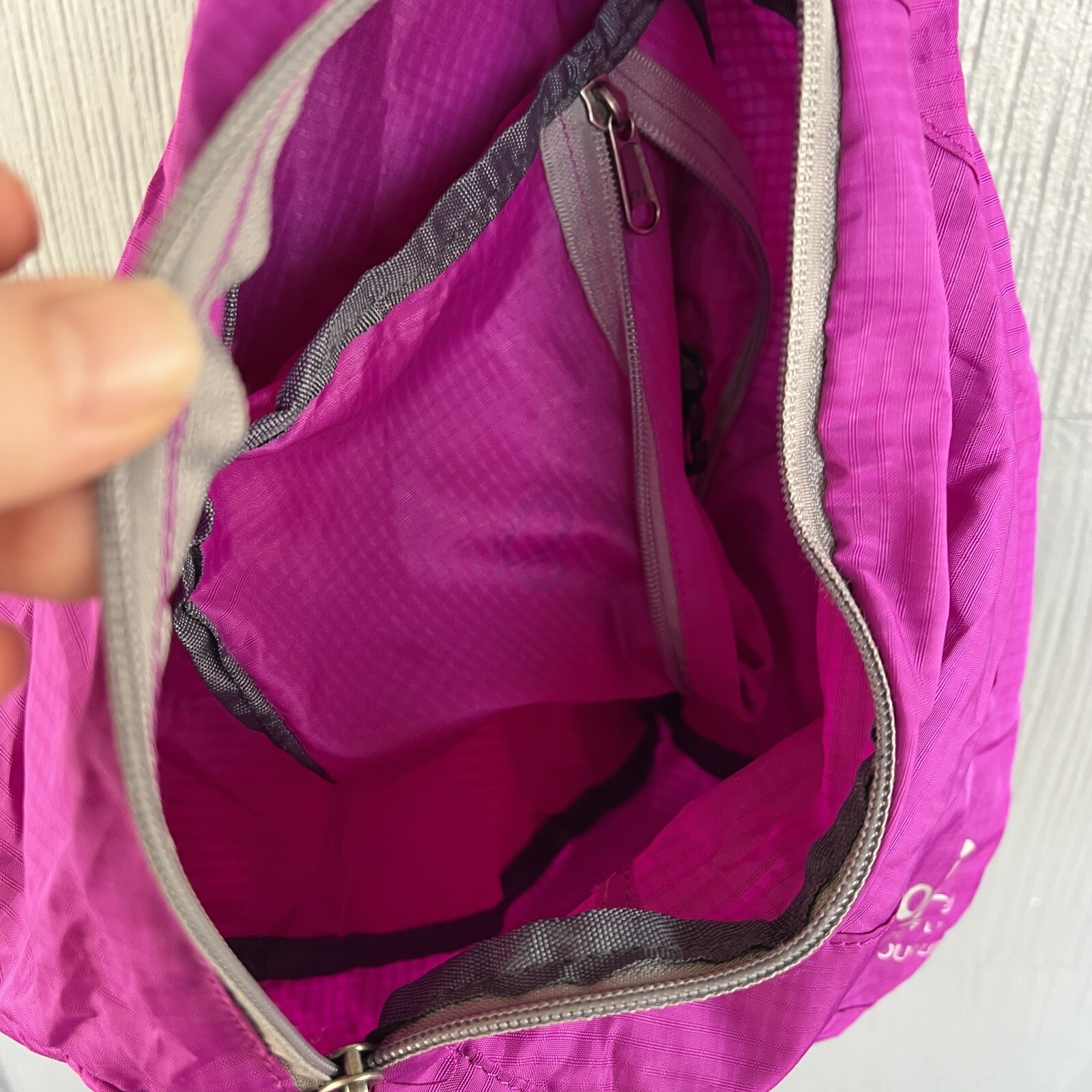 Waterfly Sling Crossbody Bag Pink Packable Camping Travel Day Day Pack Hiking