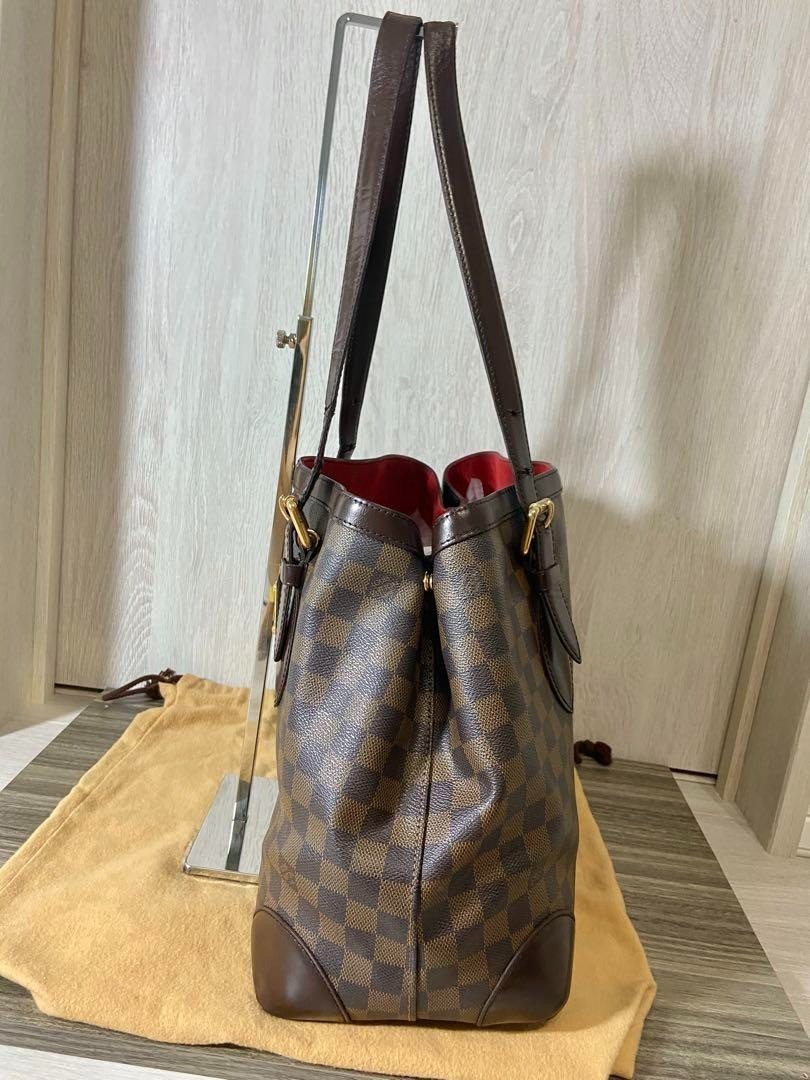 Authentic Louis Vuitton Damier Hampstead MM Shoulder Tote Bag N51204 from Japan