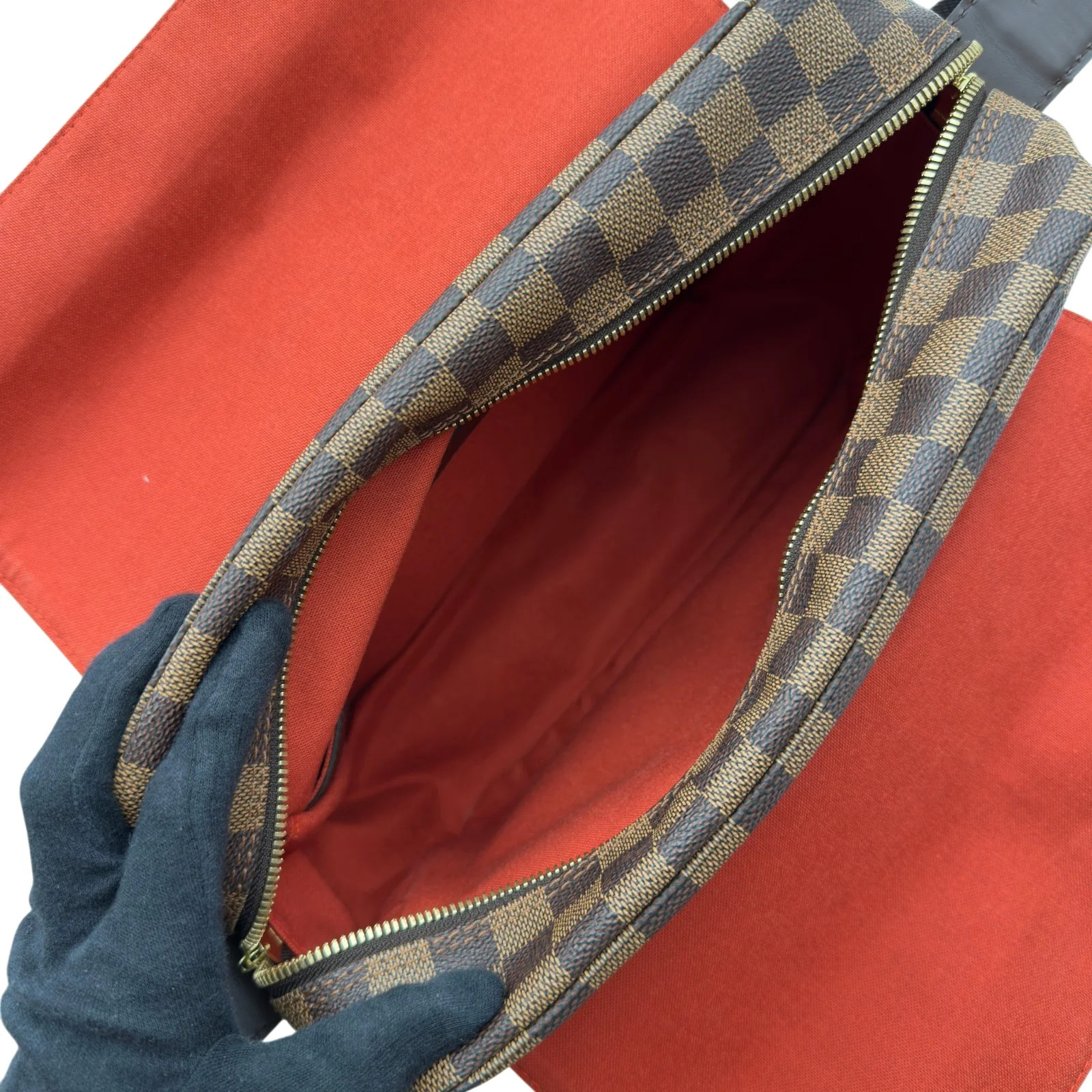 LOUIS VUITTON Naviugo Brown Damier Shoulder Bag N45255 #OKB5614