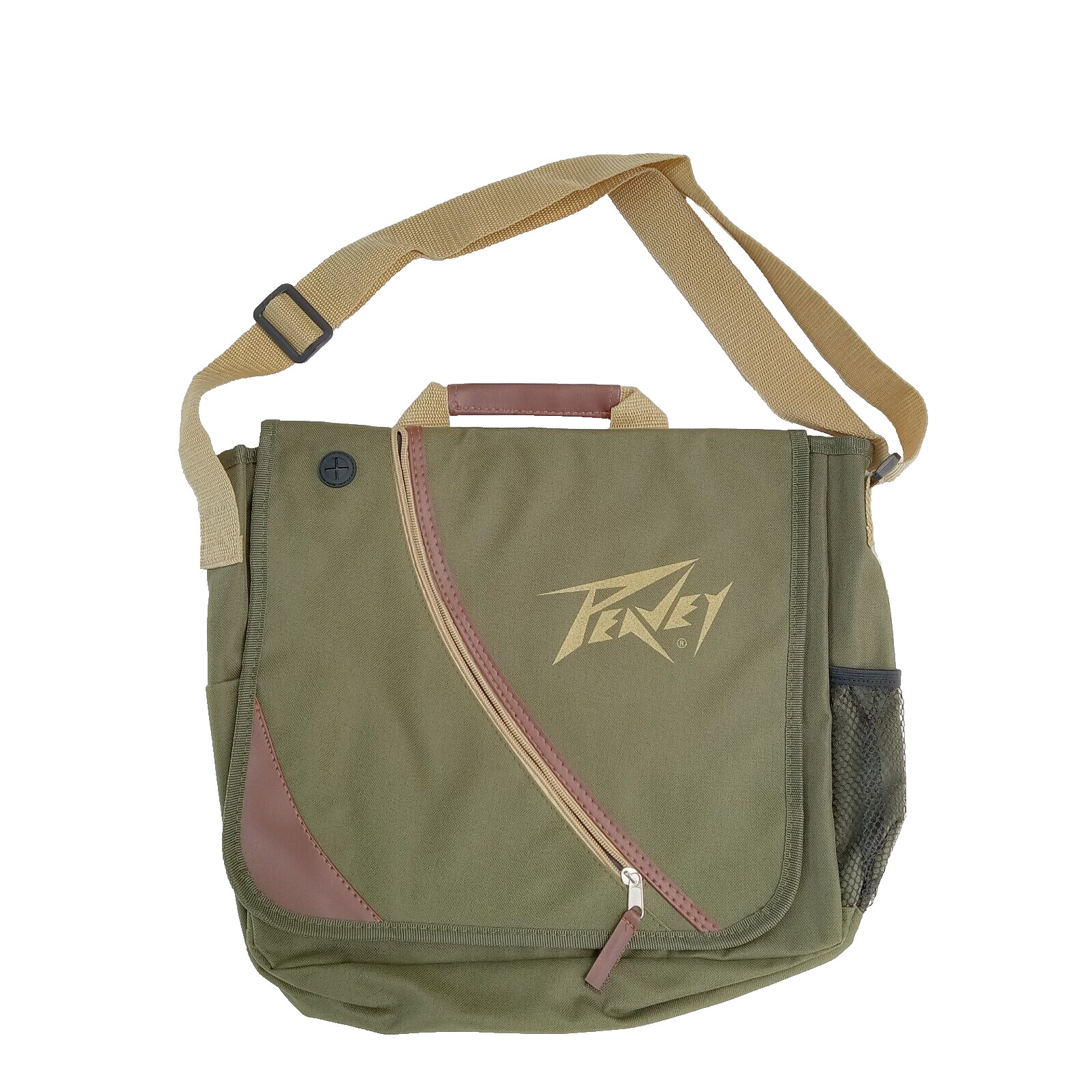 Peavey Premium Olive Green Carry Bag Utility Gear Bag w/ Gold Logo Durable