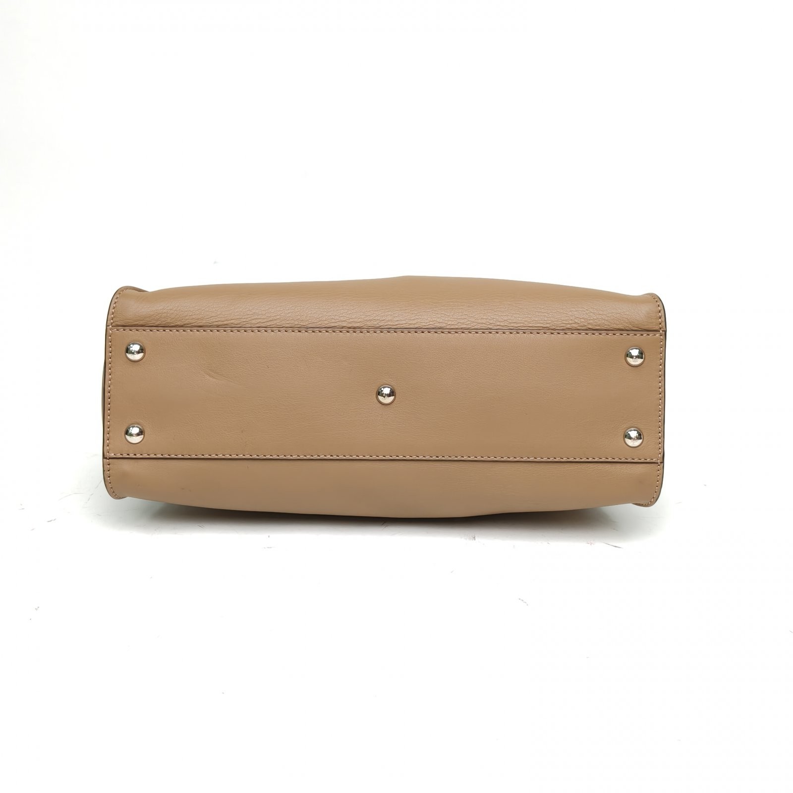FENDI PEEKABOO ISeeU Medium 33.5cm Brown Calfskin Handbag