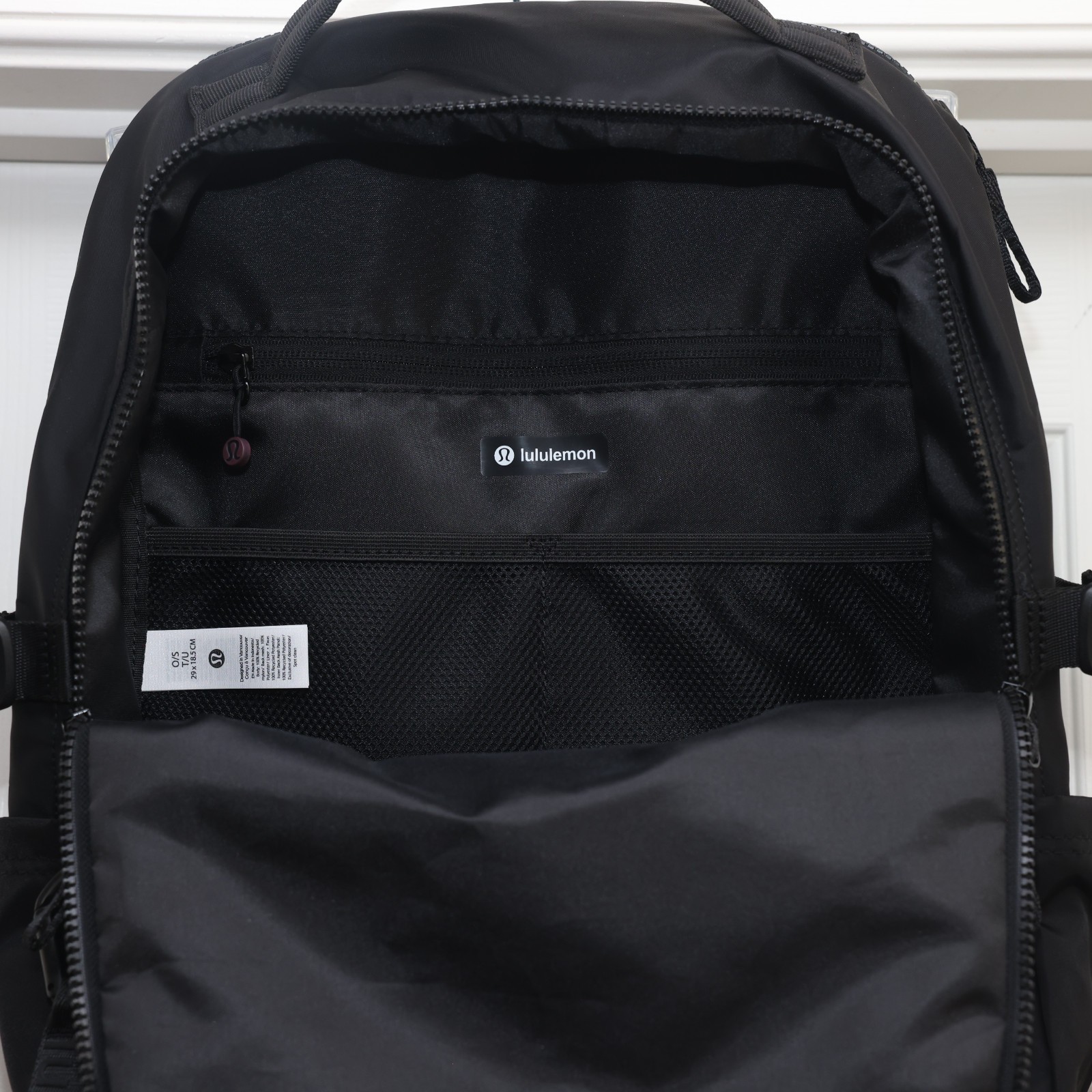 Lululemon New Crew Backpack Black 22L Gallagher LLP Logo Work EDC Bag