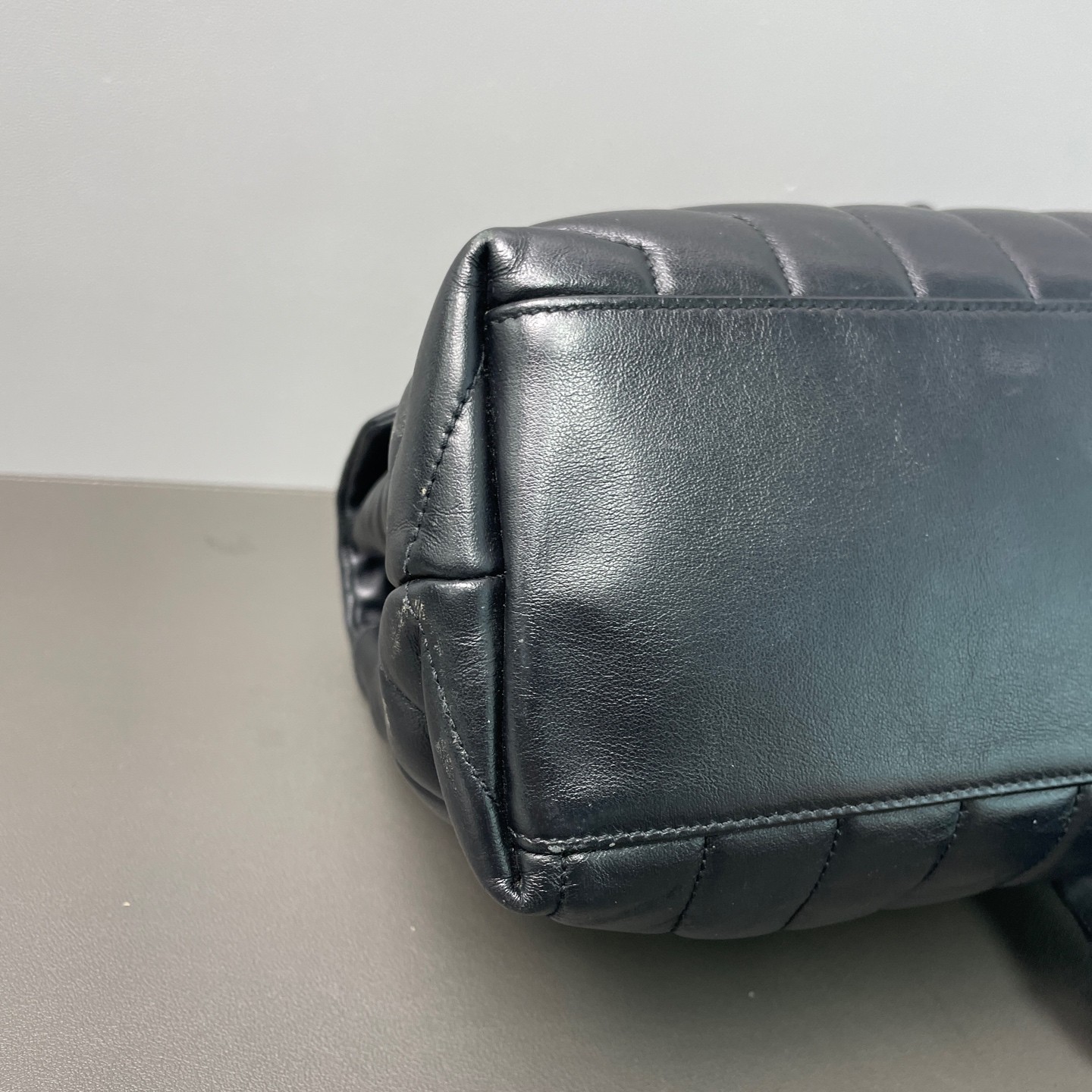 Saint laurent Pre-Owned Authentic Chain Bag Black Leather