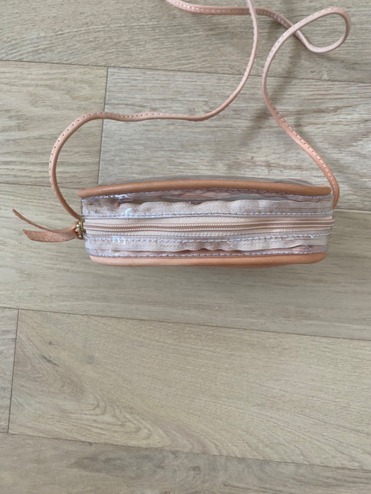 Jon Hart Crossbody Clear Bag Purse- Personalized with Initials LJB