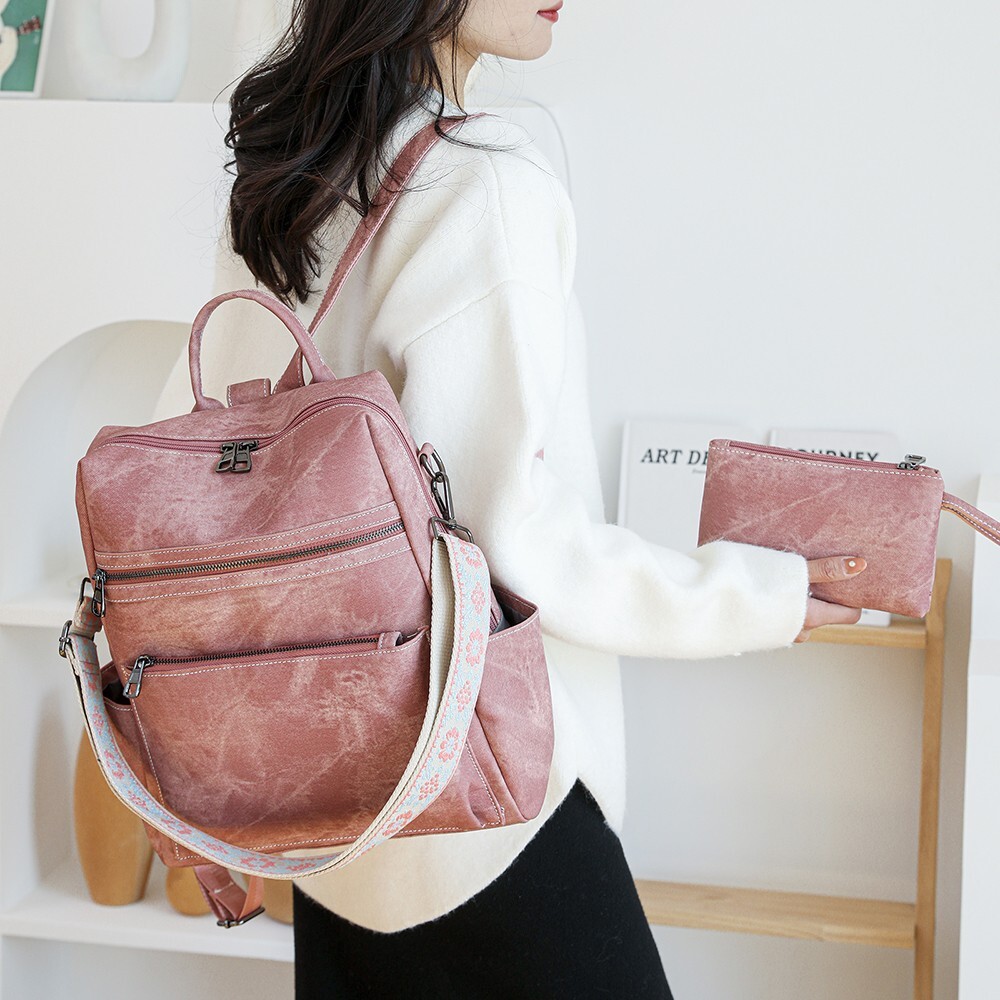 Women’s Fashion Backpack Purse Large Capacity Travel Handbags Convertible Bag