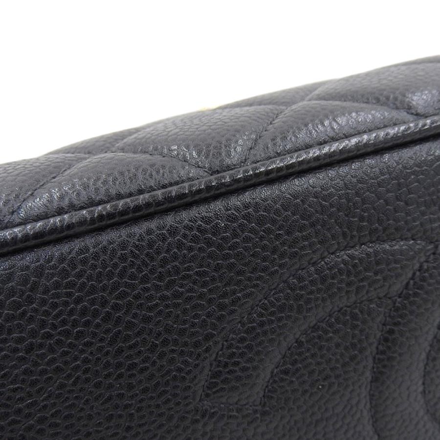 CHANEL Bag: Chain Shoulder Bag 3番台 Black W29H21.5D10.5cm w/ card;