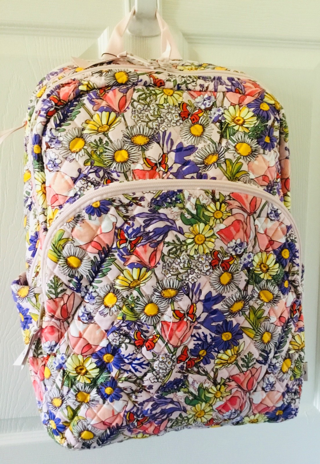 Vera Bradley ~ “Coastal Wildflowers” ~ Essential Large Backpack ~ NWT