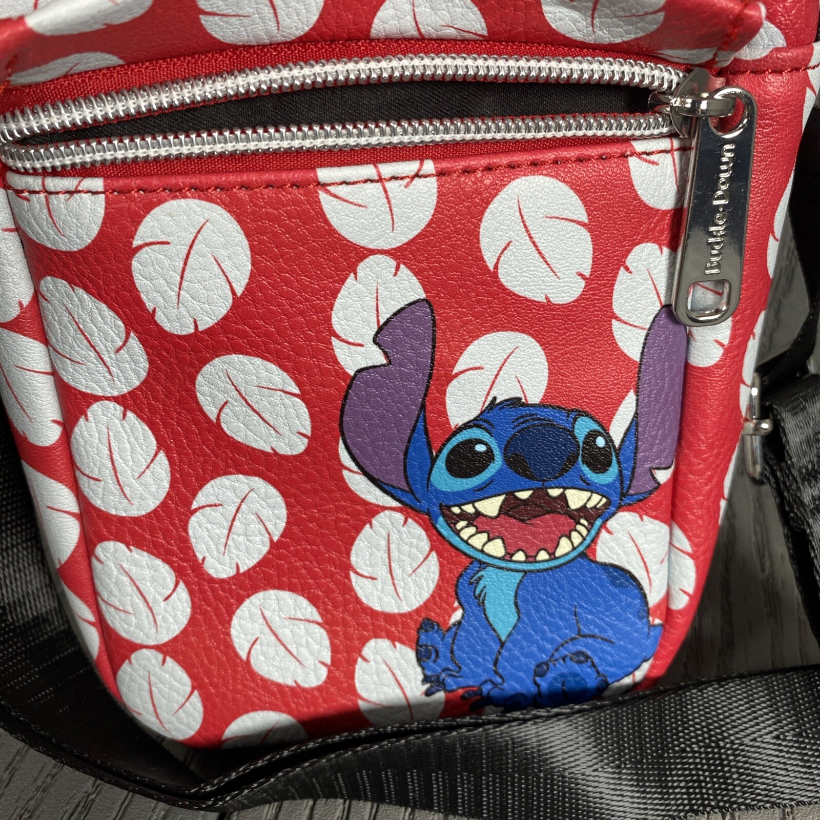 New Disney Buckle Down Stitch Crossbody Bag Purse NWT