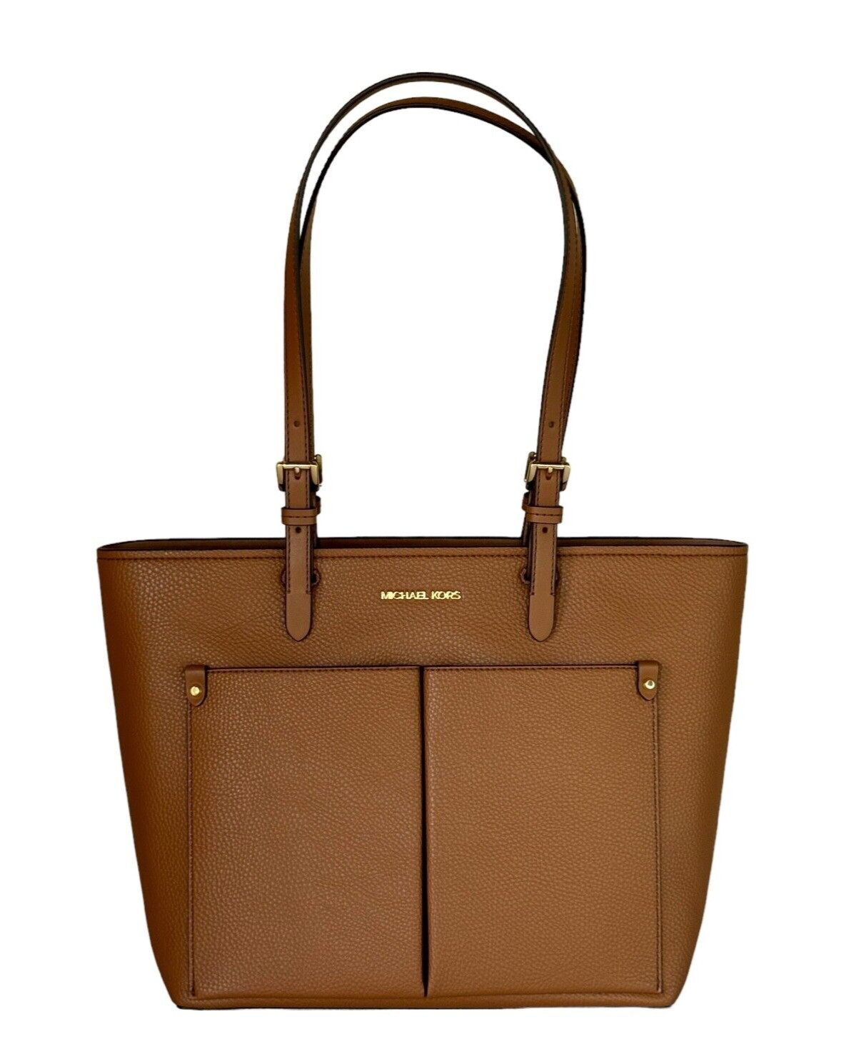 MICHAEL KORS JET SET TRAVEL MEDIUM DOUBLE POCKET TOTE SHOULDER BAG
