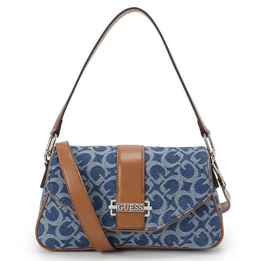 Guess Denim Shoulder Handbag