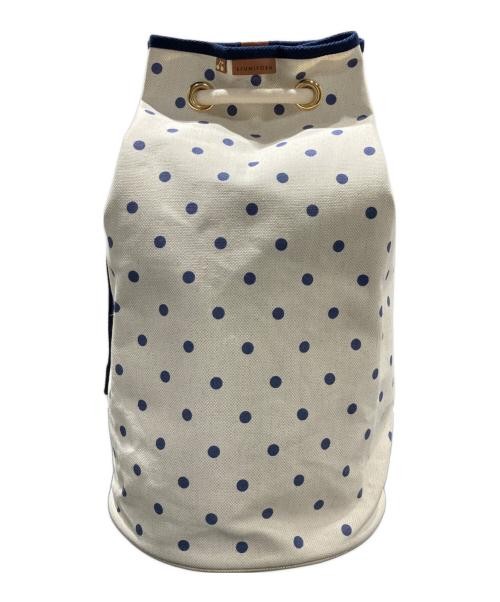 L/UNIFORM duffel bag Ivory x Blue