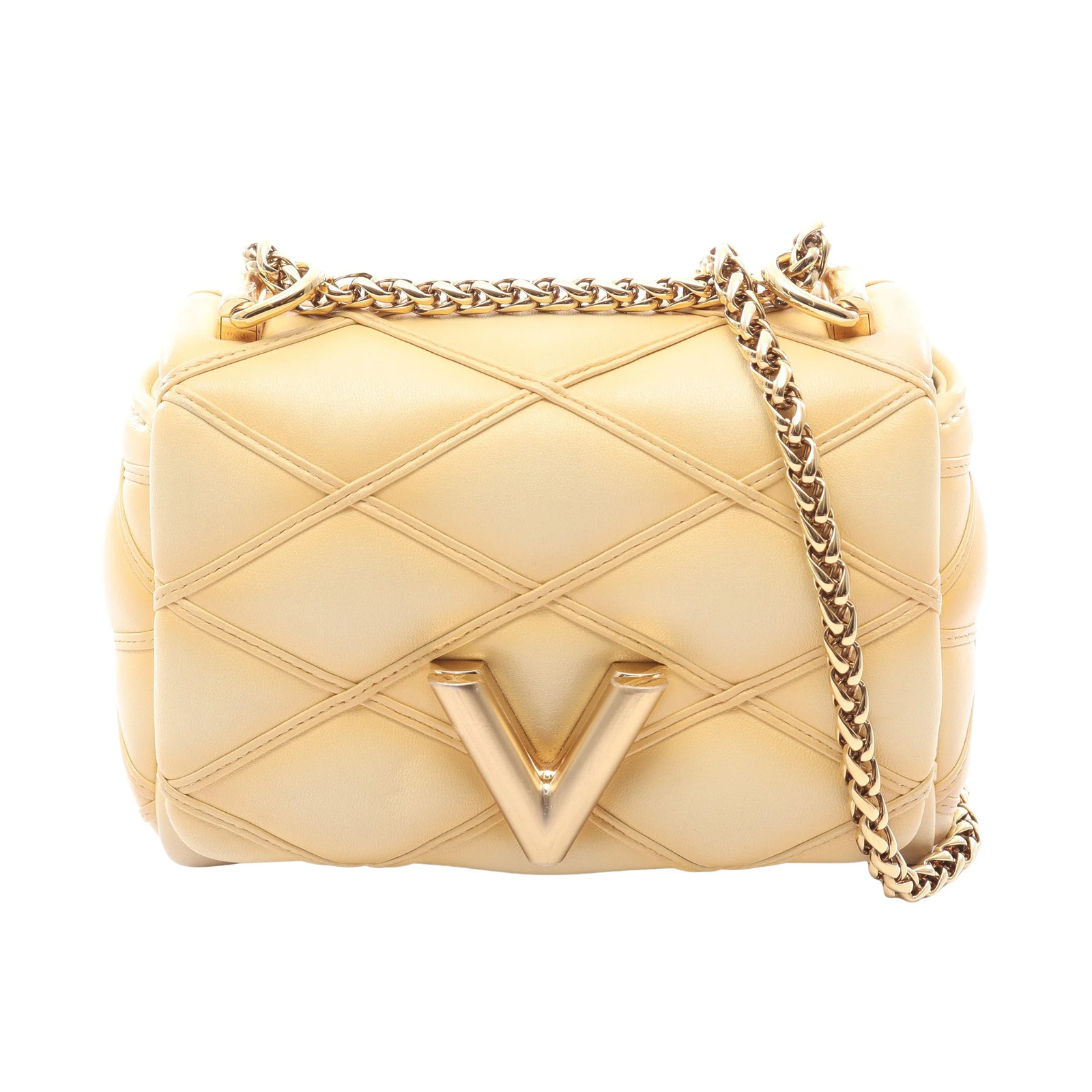 Louis Vuitton PICO GO-14 Shoulder Bag Yellow Leather #RCB13231