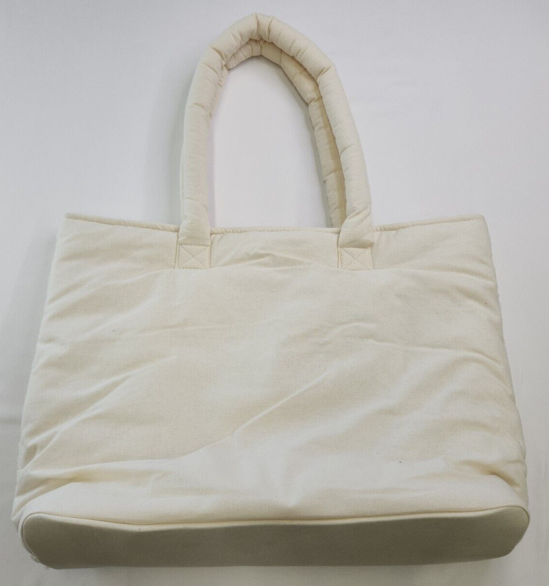 Shade&Shore Womens Off-White Terry Tote Large Beach Bag 20′ X 14′ X 7′ Pockets