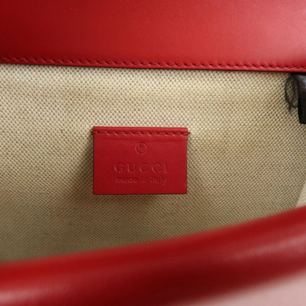 Gucci Dionysus Leather Shoulder Bag Red Limited Edition 421970 Authentic Used