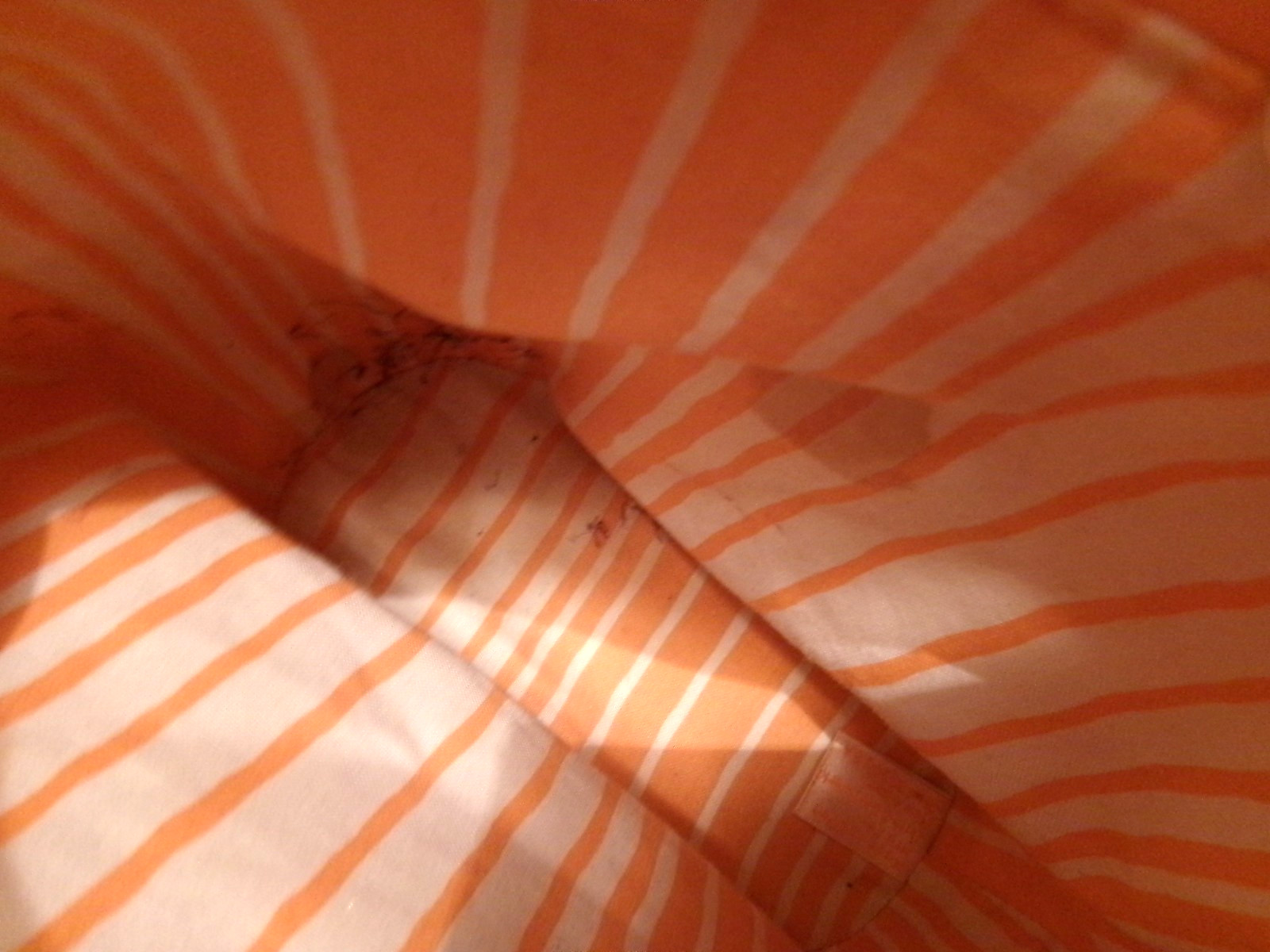 Bath and Body Works Straw Handbag Purse w/Orange Faux Leather Band and Flower