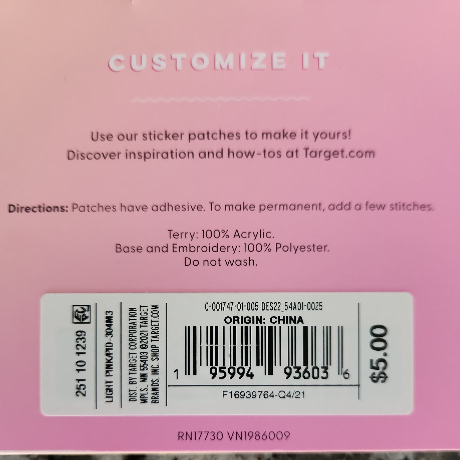 Stoney Clover Lane x Target White Heart Patch New