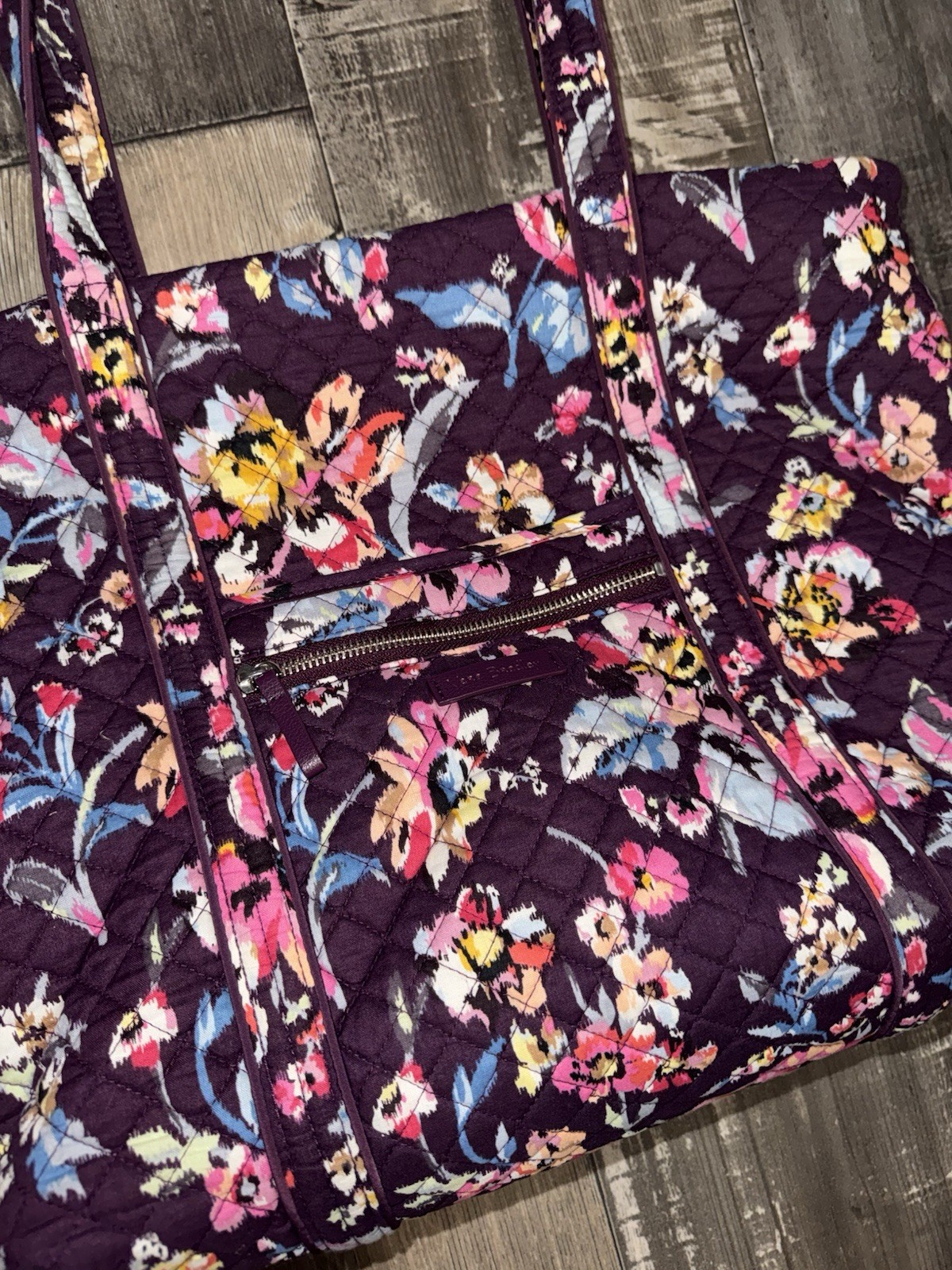 Vera Bradley Large Floral Tote Set with matching lunchbox and lanyard