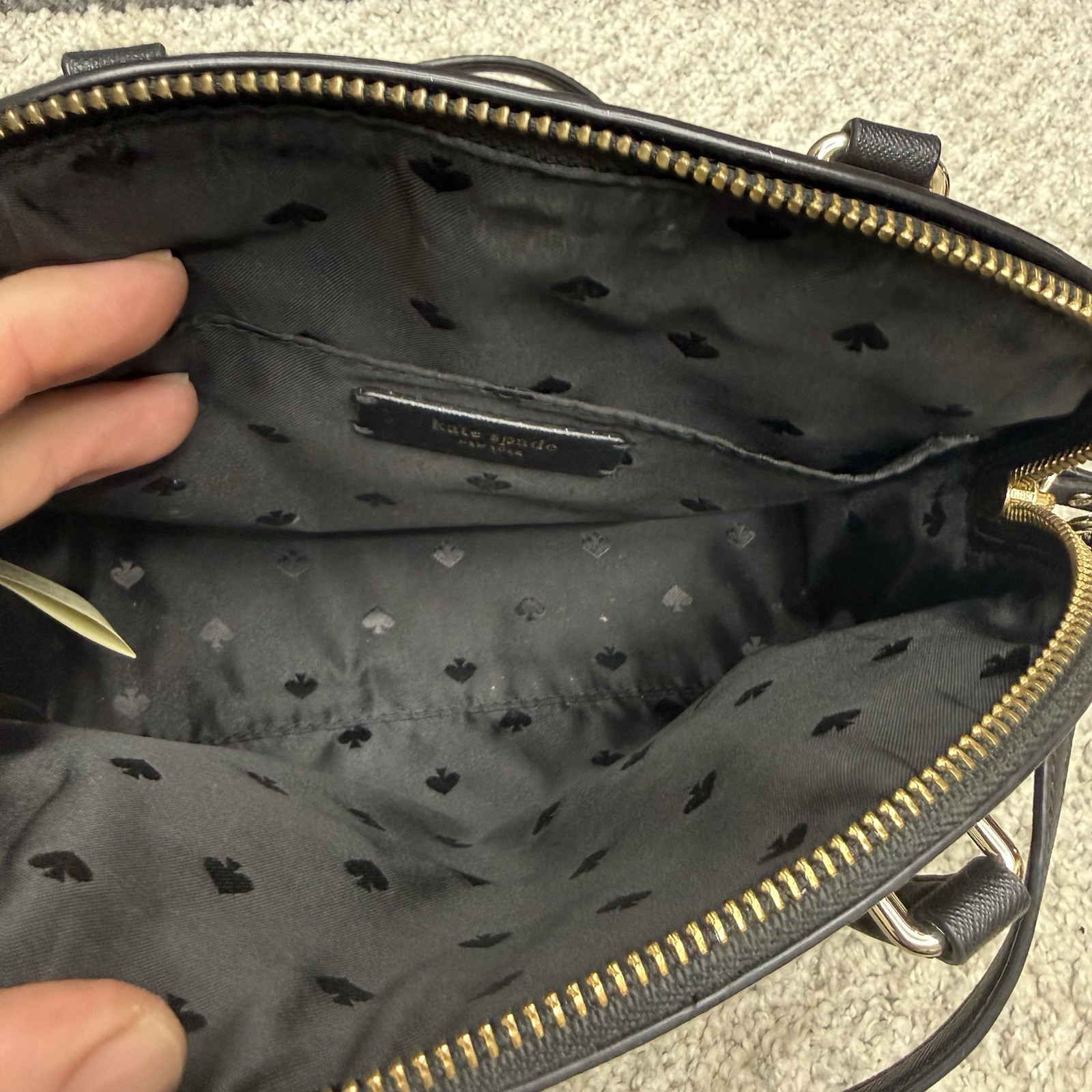 KATE SPADE Mini Reiley Laurel Way Gardenia Satchel Crossbody Bag purse