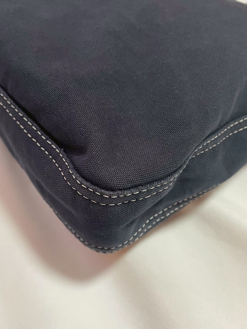 fendi Mamma Baguette Shoulder Bag Denim Tote 308T0302
