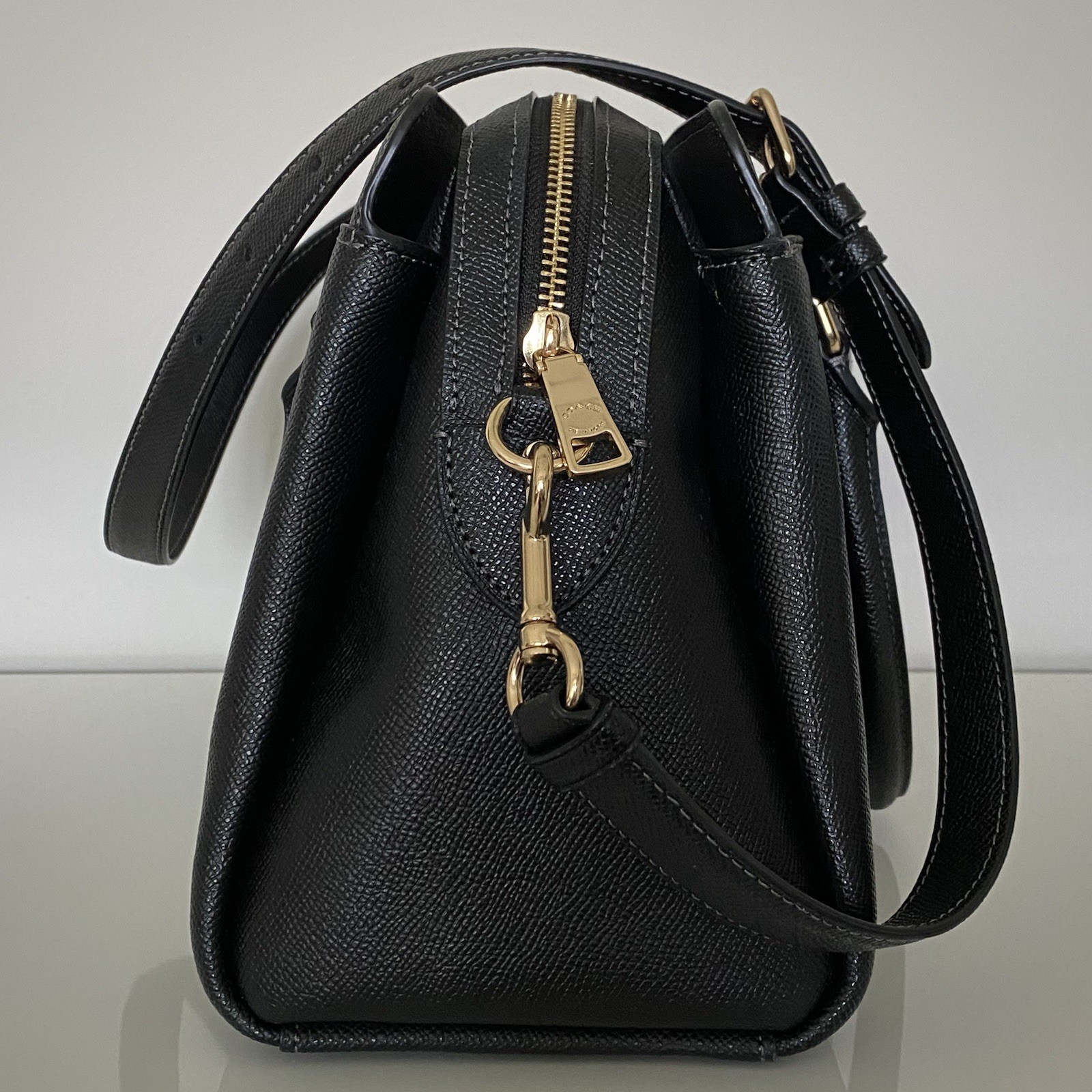 Coach Large Darcie Carryall | 100% Leather Exterior, Used Only Once, Lgth 12.75”