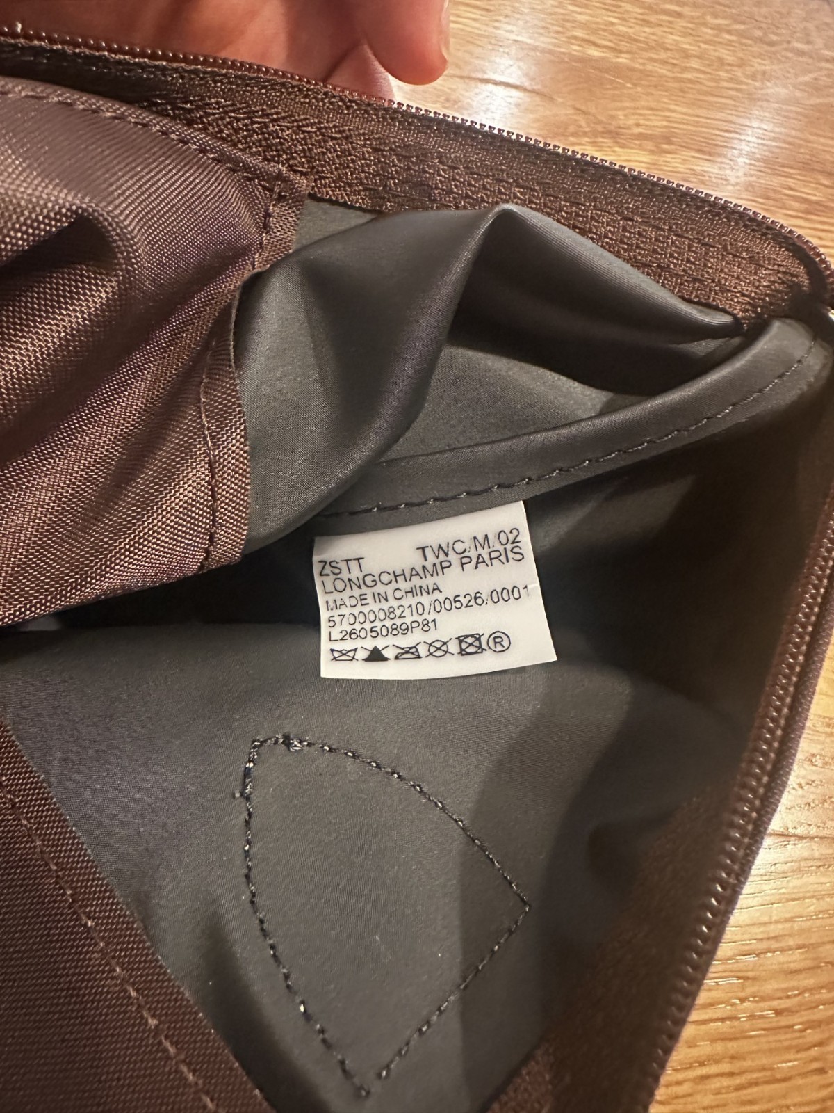 Longchamp Le Pliage Tote Shoulder Bag Medium Ebony Brown L2605089P81