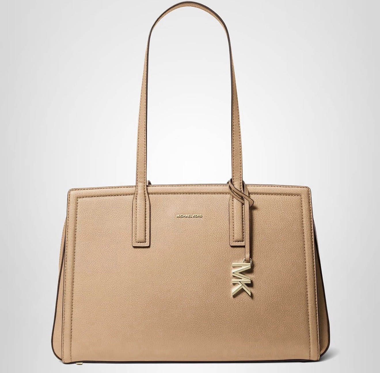 Michael Kors Women’s Laila Medium Tote Bag – Gold/Husk – $259 NWT