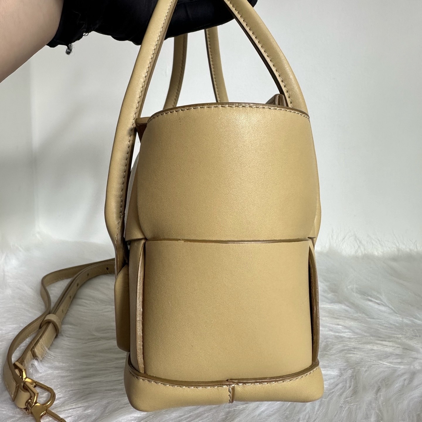 Bottega Veneta Pre-Owned Authentic Tote Tapioca Calf Leather