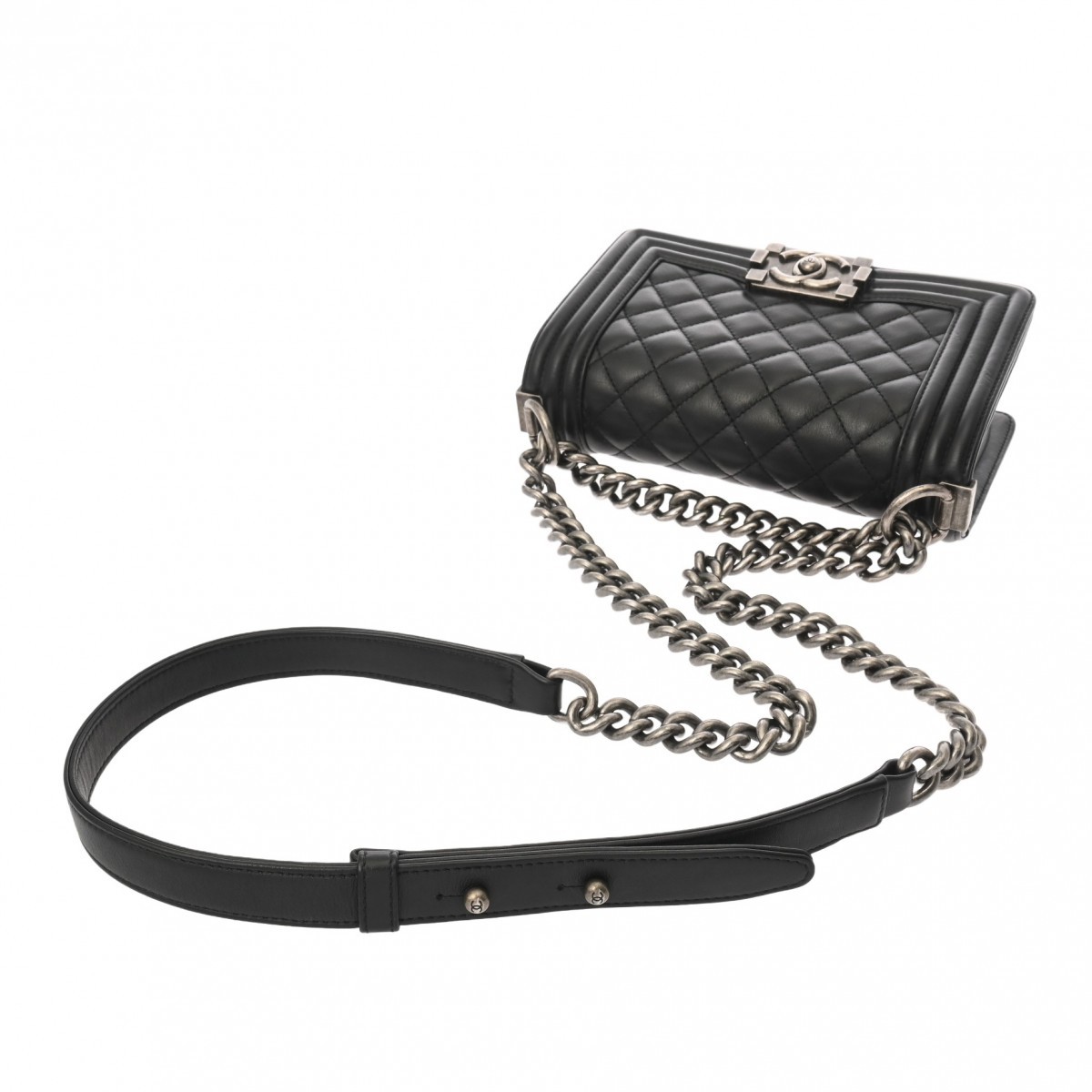 CHANEL ChainShoulder 7.9″ A67085 Boy chanel black Women Shoulder Bag