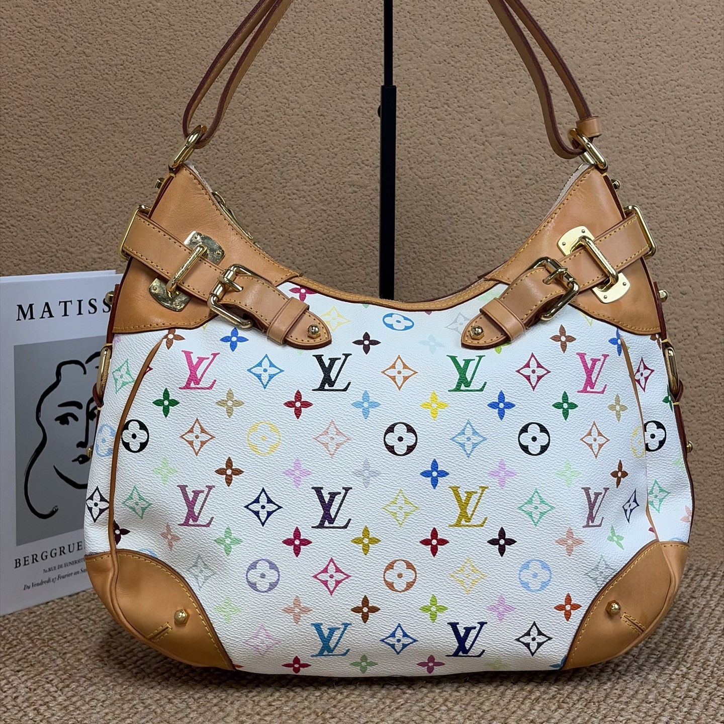 Louis Vuitton Monogram Multicolore Greta Hobo Bag