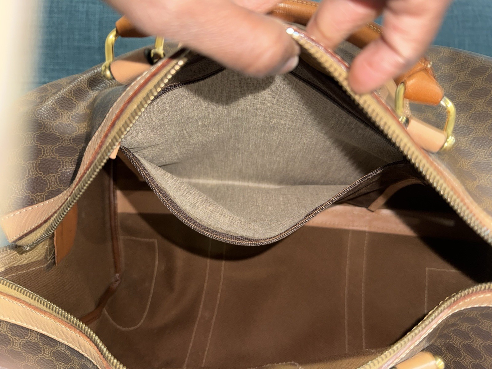 Vintage Celine Macadam M13 Large Travel Duffle – Authentic Italian Luxury