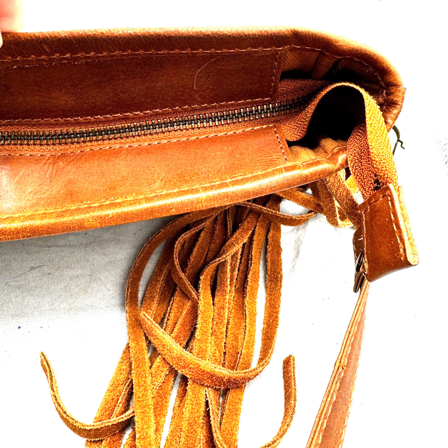 NEW Shyanne Tooled Snakeskin Fringe Crossbody Bag Purse Western Cowgirl Rodeo
