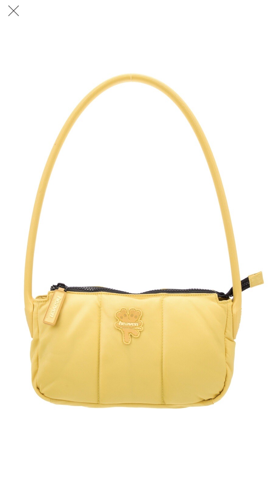 heaven By Marc Jacobs Puffy Quilted Nylon Shoulder Bag In Pretty Yellow EUC 76