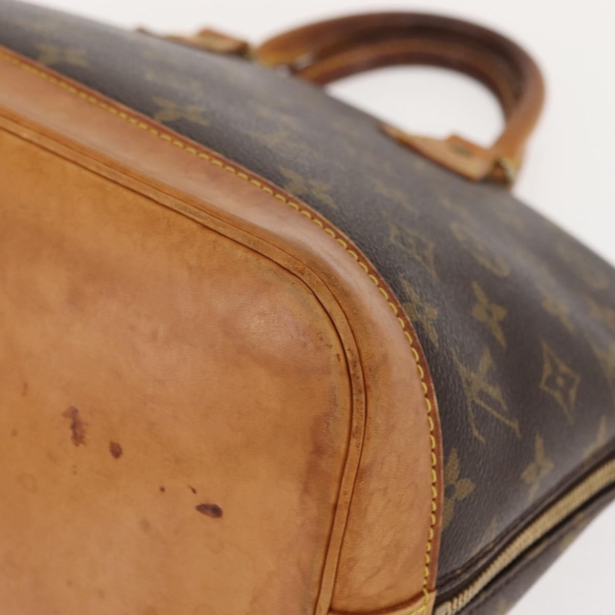 LOUIS VUITTON Monogram Alma Hand Bag M51130 LV Auth 147832