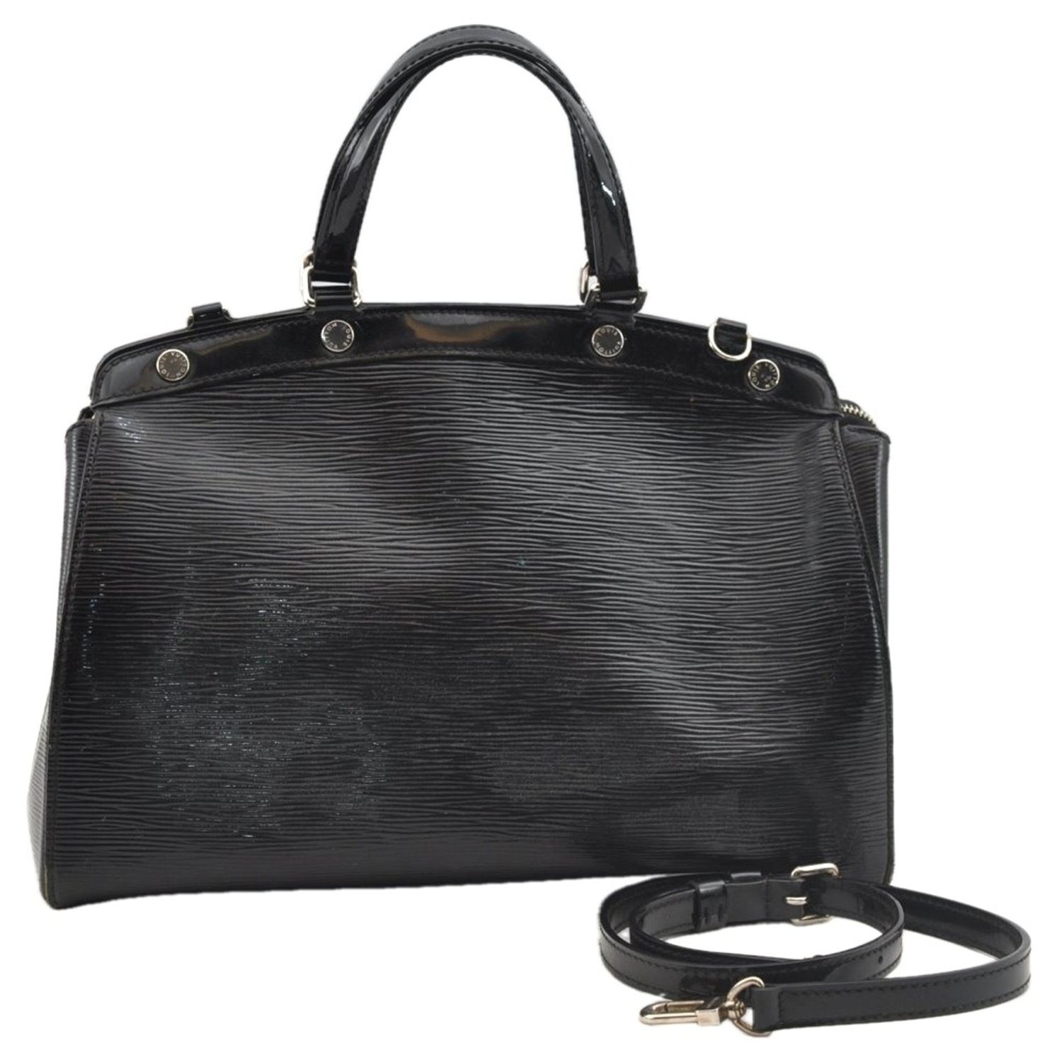 Authentic Louis Vuitton Epi Brea MM 2Way Shoulder Hand Bag Black M40329 LV AC069