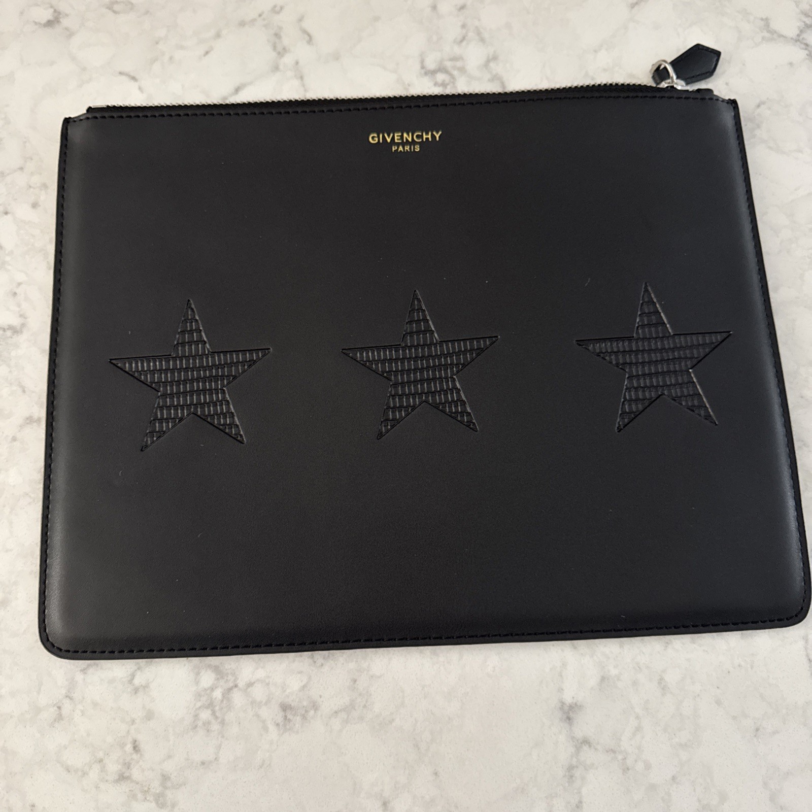 GIVENCHY Star design Clutch bag Pouch Black