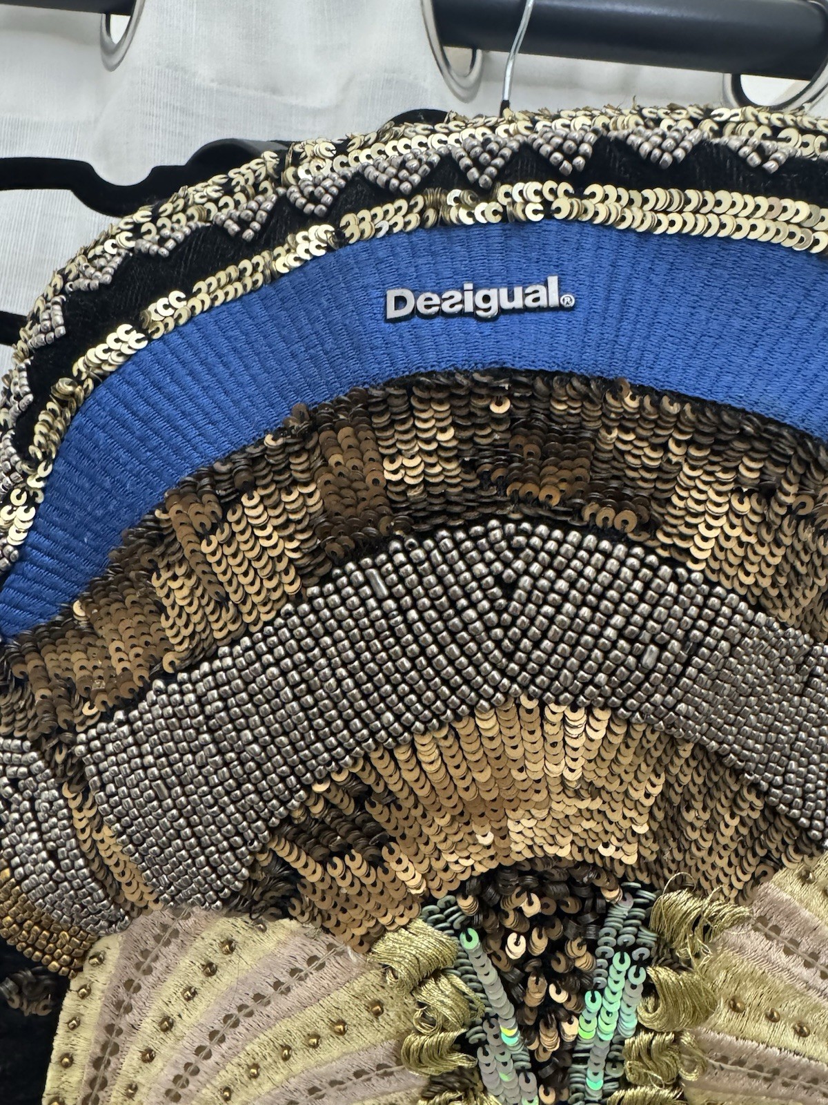Mini-Backpack with Embroidery and Sequins – Desigual